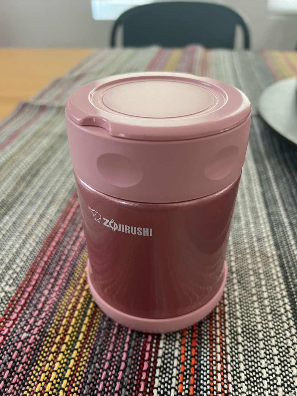 NEW ZOJIRUSHI Hot&Cool Stainless Food Jar Pink 350ml SW-EB35-PA